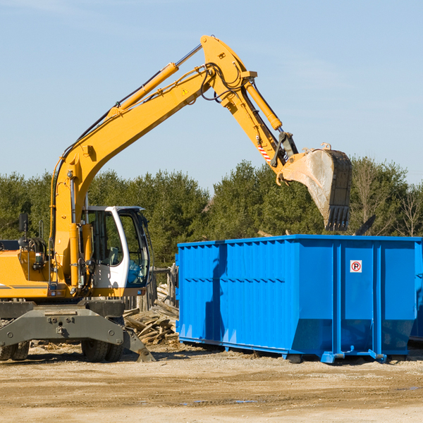 are there any restrictions on where a residential dumpster can be placed in Dawson Alabama